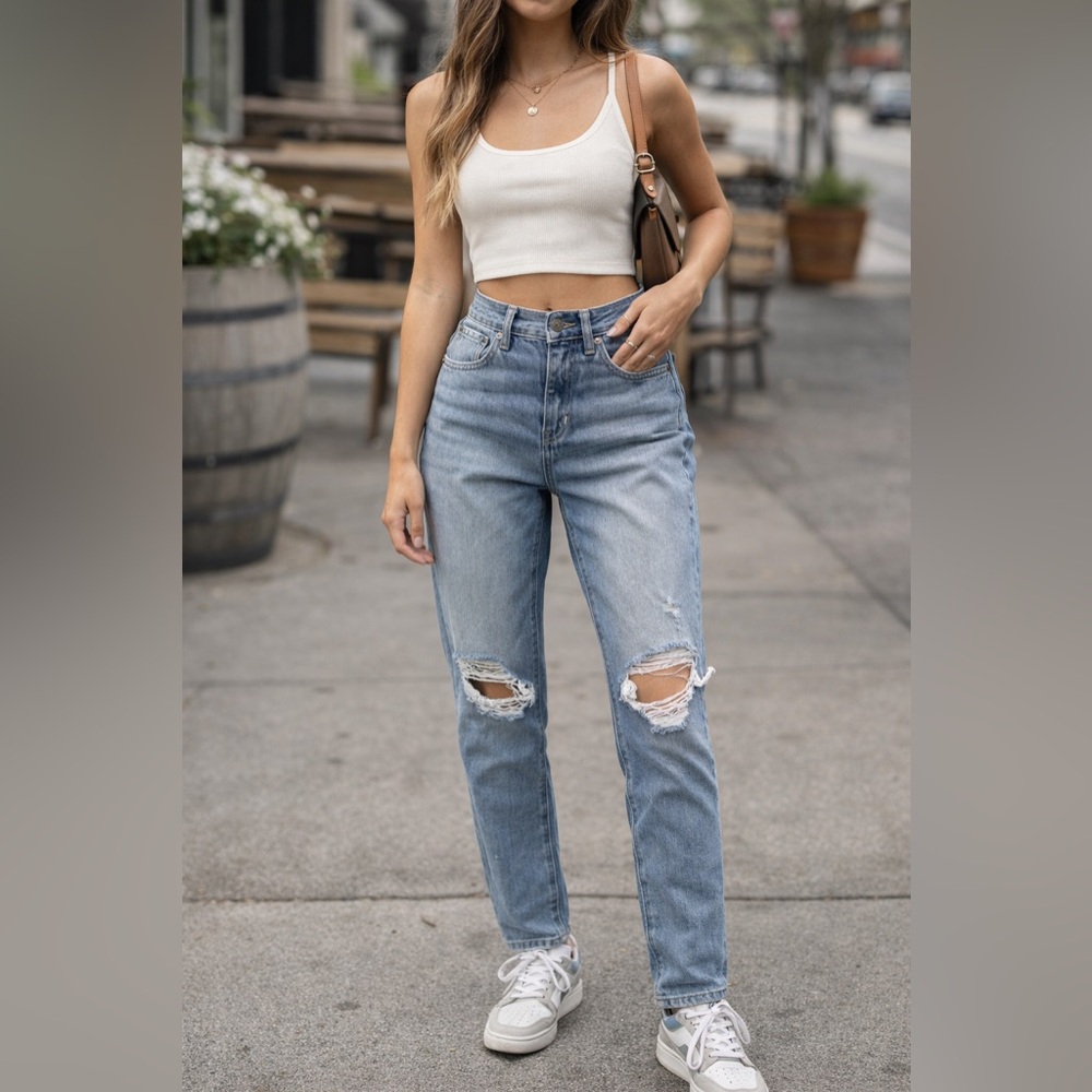 American Eagle Outfitters Light Blue Denim